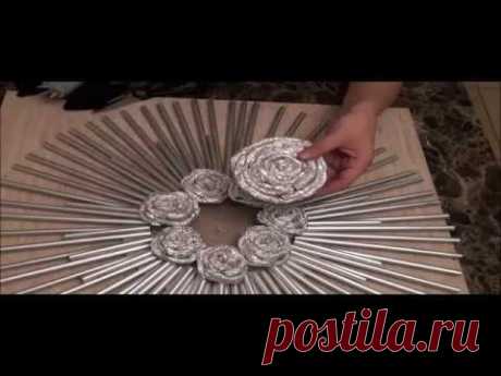 Drinking Straw and Foil Decorative Wall Art - Video Clip #2