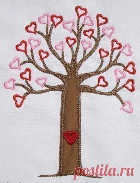 INSTANT DOWNLOAD Tree of Love Applique Design This listing is for a beautiful tree of love machine embroidery applique design.  For a 5x7 hoop or larger.    5 x 7 hoop: H: 6.53 x W: 4.97  Color chart included    ***THIS IS NOT AN IRON ON PATCH OR A FINISHED ITEM***  Appropriate hardware and software is needed to transfer these designs to an embroidery machine.    You will receive the following formats: ART - DST - EXP - HUS - JEF - PCS - PES - SHV - VIP - VP3 – XXX in a zi...