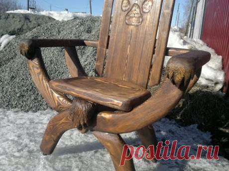 СТУЛ СВОИМИ РУКАМИ под старину.WOODEN CHAIR- БРУТАЛЬНЫЙ СТУЛ. - YouTube