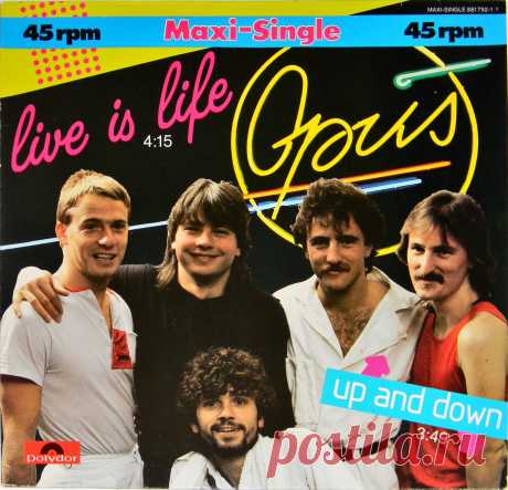 OPUS — «Live is Life» (1985). История песни. История навязчивого напева «Лайв ис лайф! На-на, на-на-на!» началась в 1984 году, когда австрийская группа OPUS готовилась праздновать своё 11-летие. Почему для юбилея была выбрана такая «некруглая» дата, я не знаю...