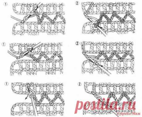 10 вариантов, как соединить мотивы крючком | Сашкины Вязашки | Яндекс Дзен