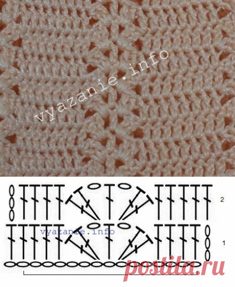 Летний узор крючком. | Vyazanie.info | Яндекс Дзен