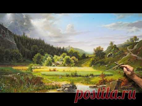 &quot;Quiet Place&quot; Acrylic painting. Artist - Viktor Yushkevich. #126