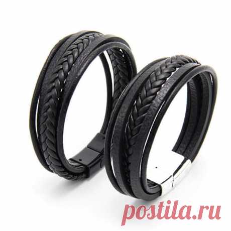 83.64руб. 40% de desconto|Zoshi novo design multi camada trançada bracelete de couro genuíno e pulseira para homens, bracelete de aço inoxidável da moda, presentes|Pulseiras c/ pingentes|   - AliExpress Compre Fácil, Viva Melhor! Aliexpress.com