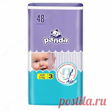 Подгузники детские Panda Midi 5-9 кг 48 шт 5900516601515 купить цена в Киеве, Харькове, Днепре, Одессе, Запорожье, Львове, Украине | Pamp-pamp.com