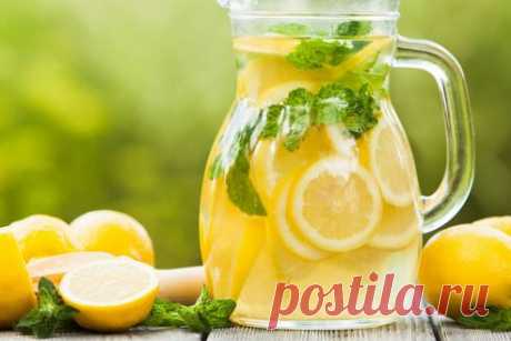 Освежающий лимонный напиток делаем домашние морсы