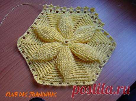 Интересный мотив - Croche - flor maravilhosa da mary dolls em croche.