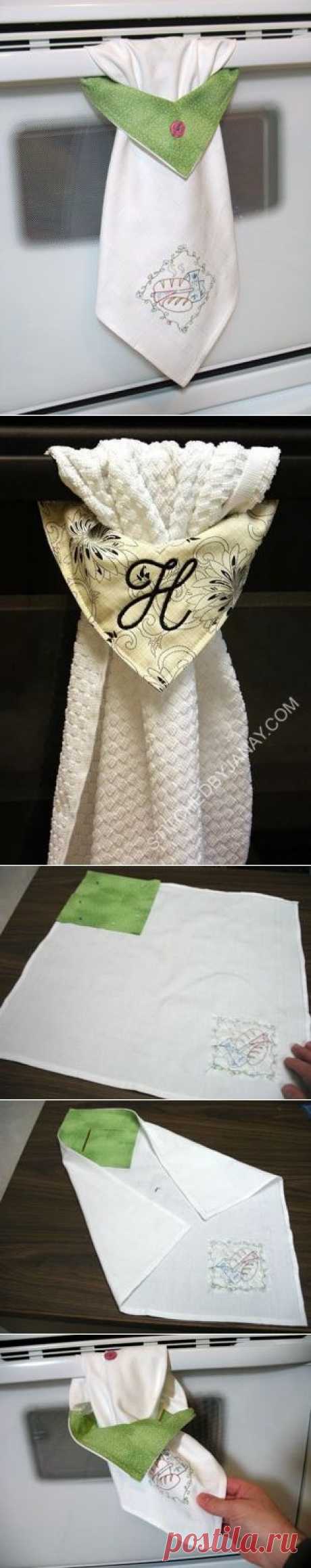 Хорошая идея для полотенца или декора