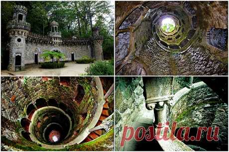 Колодец Посвящения масонов Загадочная система подземных тоннелей в дворцово-парковом комплексе Кинта-да-Регалейра (Quinta da Regaleira), построенном в начале прошлого века в португальском муниципалитете Синтра, будто бы служит …