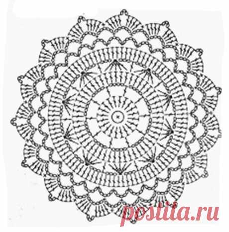 mandalas tejidos al crochet patrones - Поиск в Google