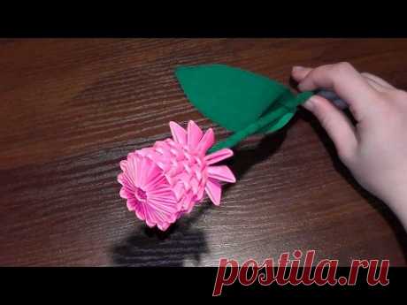 Модульное оригами роза (цветы) или Что подарить маме на 8 марта?