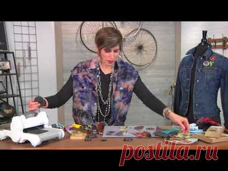 Cut up cookie tins to create jewelry on Beads, Baubles and Jewels with Candie Cooper (2605-2)