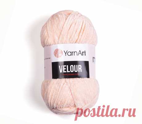 Пряжа YarnArt Velour 843 кофе с молоком купить по цене 175.00 руб. в Новосибирске