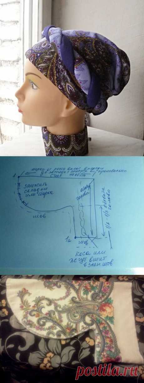 (31) КАК СШИТЬ ШАПОЧКУ ИЗ ПЛАТКА сначала выполнить жгут-или косу(обшить тканью полосы утеплителя и скрутить)-вшить ее в средний короткий шов сзади потом…
