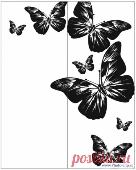 Пескоструйный рисунок бабочки
