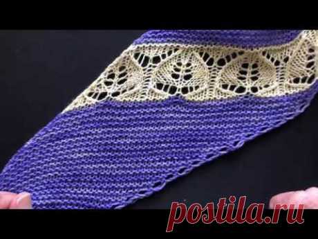 How to Start an Asymmetrical Scarf or Shawl