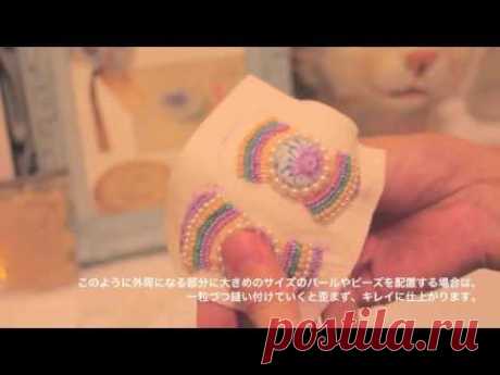 ビーズ刺繍のやり方ー手元アップ版ー