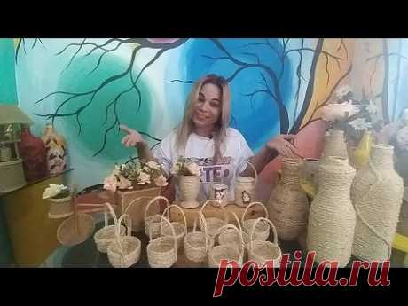 Aprenda a fazer cesta decorativa para o dia das mães - Arte e Cultura na Veia