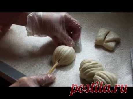 How to Style Flower Twist Mantou 花捲饅頭 - YouTube