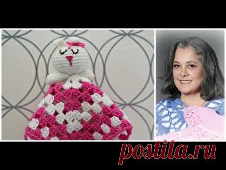 How to crochet bunny blankie lovie - Part 1 (subtitulos en espanol - Parte 1 ) - YouTube