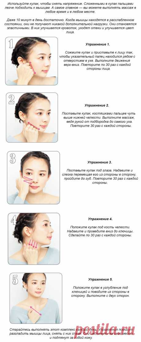 Если обвисли щеки, проблему можно решить, потратив на нее 10 минут в день!