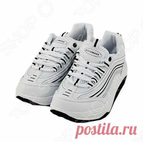 Кроссовки Walkmaxx Sporty. Цвет: бело-черный/ Кроссовки помогут сформировать осанку.