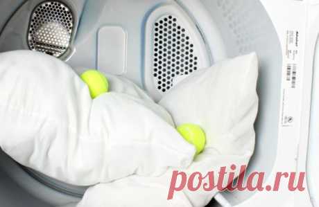 Как постирать подушку в стиральной машинке, чтобы она осталась мягкой и безопасной