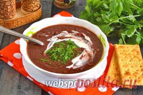 Суп-пюре из красной фасоли рецепт, как приготовить крем суп на Webspoon.ru