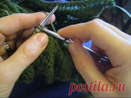 How to: Stretchy Bind Off (K1, K2tog-tbl) - YouTube