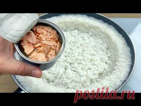 У вас дома есть консервированный тунец и рис? 😋 2 Рецепта Просто, быстро и очень вкусно # 169