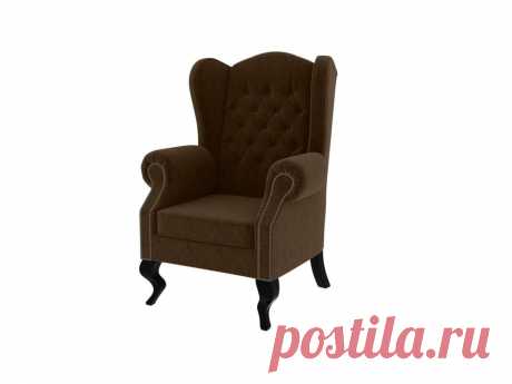 Кресло коричневого цвета с деревянным основанием – массив бука + ППУ купить по цене 54 960 руб. в Москве — интернет магазин chudo-magazin.ru