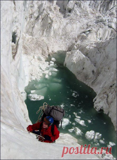 Страшный сон альпиниста - утонуть на высоте 5000 м... / Экстремальный досуг