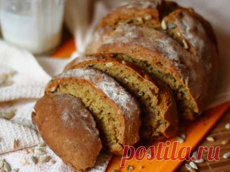 Ржаной хлеб на кефире без дрожжей — рецепт с пошаговыми фото и видео