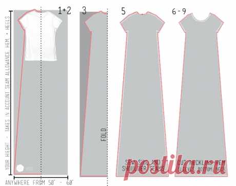 Необычная туника богемного типа и стильное платье из трикотажа своими руками (выкройки)