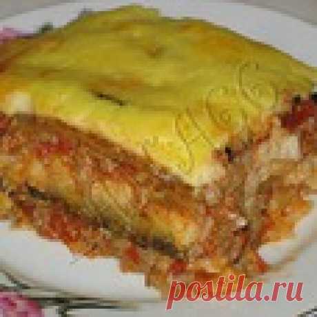 Муссака по-гречески Кулинарный рецепт