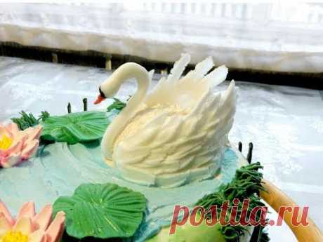 КАК СДЕЛАТЬ ЛЕБЕДЯ ИЗ АЙСИНГА от SWEET BEAUTY СЛАДКАЯ КРАСОТА, ICING SWAN