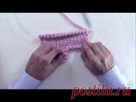 KNITTING HOW-TO: Cast On Stitches at End of Row