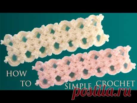 Diadema tejida a Crochet en Punto argollas de flores con hojas 3D