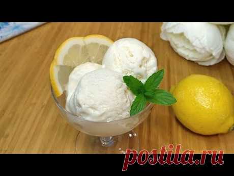 Домашнее лимонное мороженое за 5 минут | Всего 3 ингредиента💡 | БЕЗ  ЯЙЦ И МОРОЖЕНИЦЫ