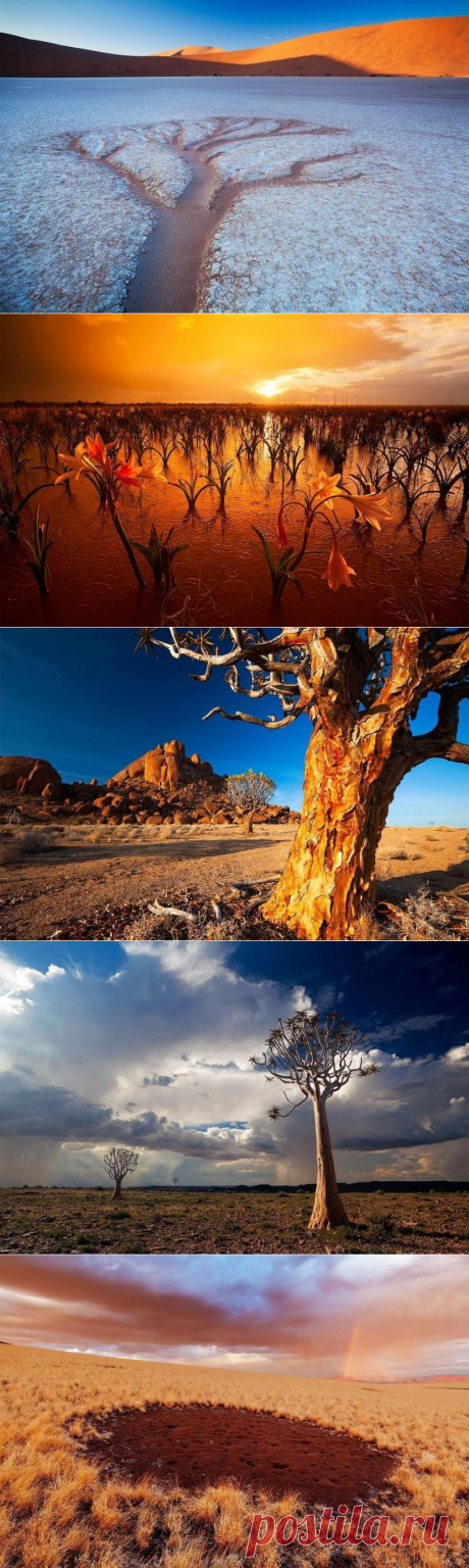 Фантастический пейзаж Намибии.