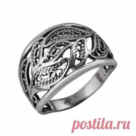 Кольцо из серебра (Арт.2302185),купить,из серебра,без камней,женское,без вставок,каталог и фото