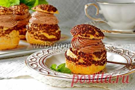 Пирожные Шу заварные рецепт с фото, как приготовить на Webspoon.ru