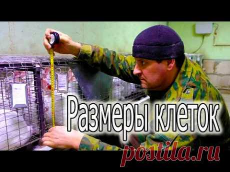 МАТОЧНАЯ КЛЕТКА ДЛЯ КРОЛИКОВ, ОТКОРМОЧНАЯ, РЕМОНТНАЯ! РАЗМЕРЫ ВСЕХ КЛЕТОК.