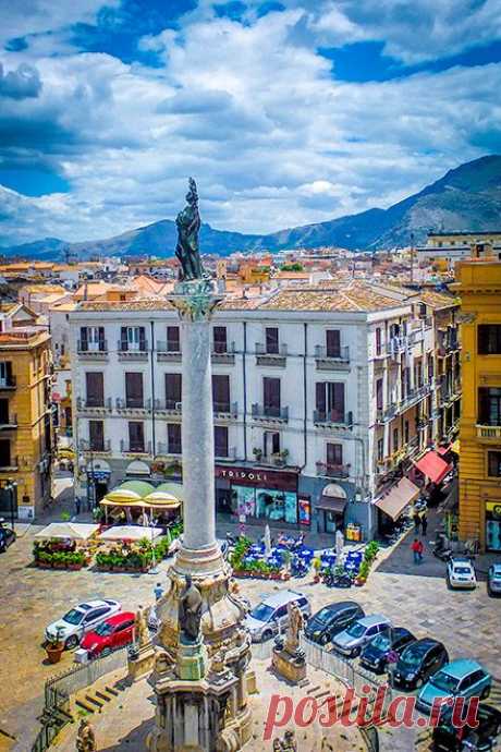 Piazza San Domenico in central Palermo   |   Pinterest • Всемирный каталог идей