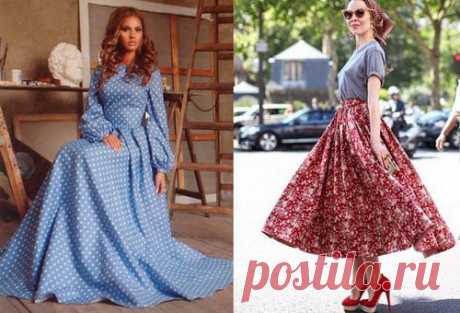 Платье и юбка Татьянка – самый модный фасон этого года. Как сшить такие платья и юбки - выкройки. А также идеи красивых образов.