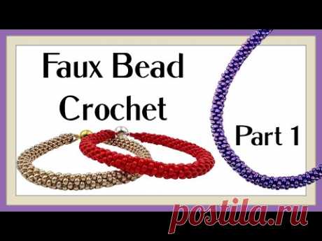 Faux Bead Crochet - Jewerly Making Tutorial