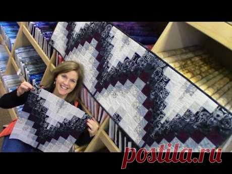 Bargello Table Runner | Quick and Easy Method in a Step by Step Tutorial