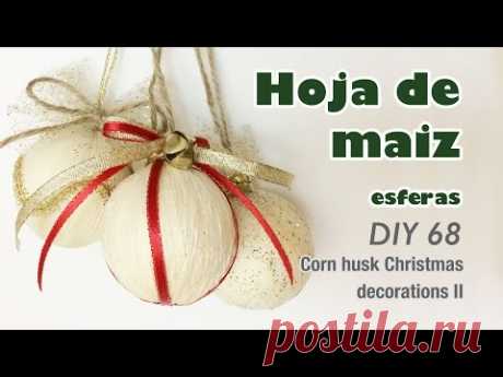 Como hacer manualidades con hoja de maíz 68/ How to make corn husk crafts