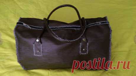 Made in dali: Handmade Leather Bag.  cross stitch