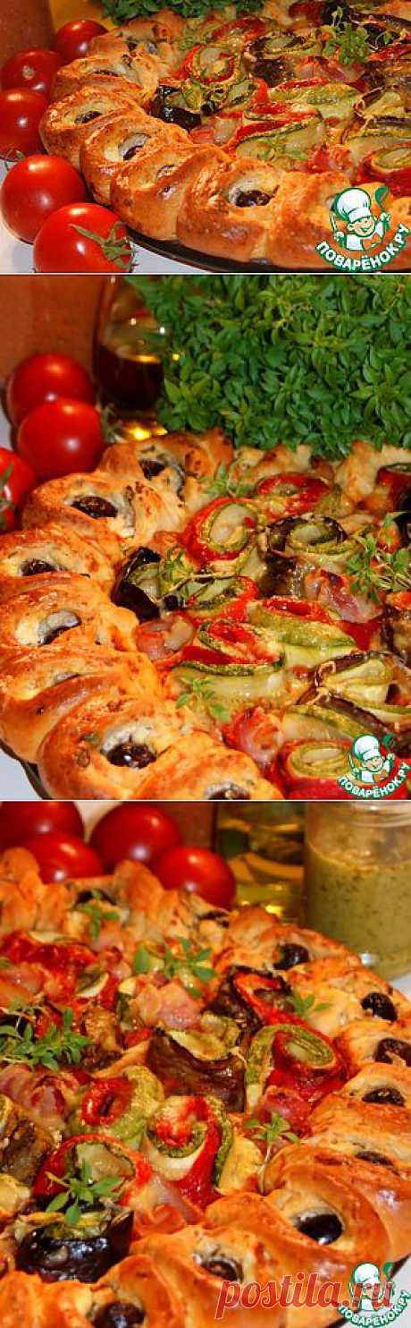 Пирог в средиземноморском стиле - кулинарный рецепт
